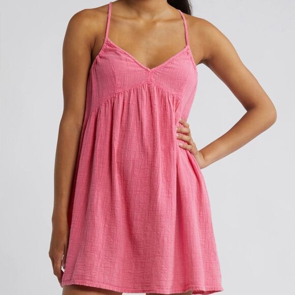 Rip Curl Pink Mini Dress - Picture 1 of 10